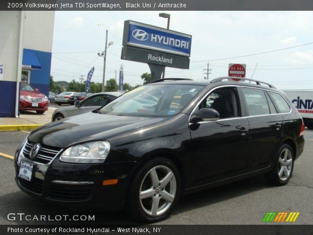 2009 Volkswagen Jetta TDI SportWagen in Black Uni