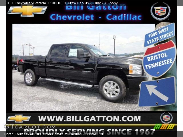 2013 Chevrolet Silverado 3500HD LT Crew Cab 4x4 in Black