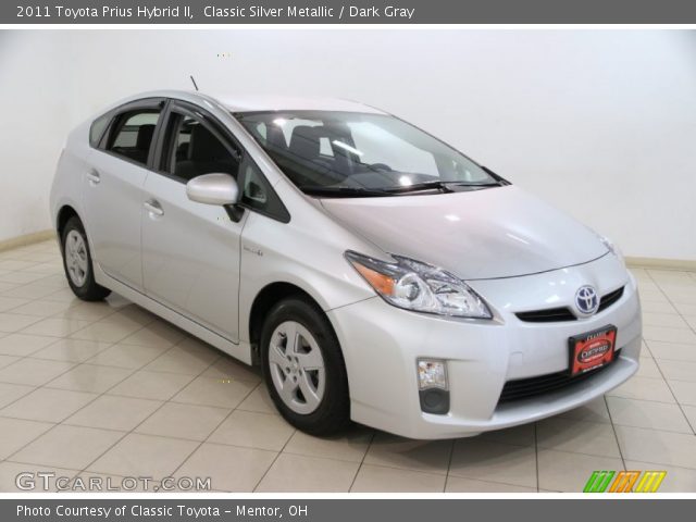 2011 Toyota Prius Hybrid II in Classic Silver Metallic