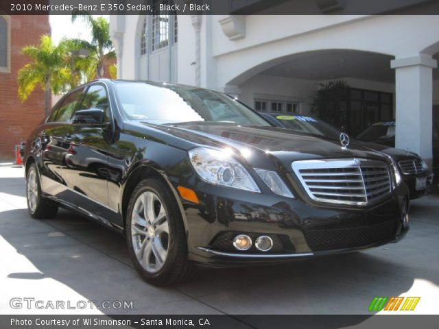 2010 Mercedes-Benz E 350 Sedan in Black