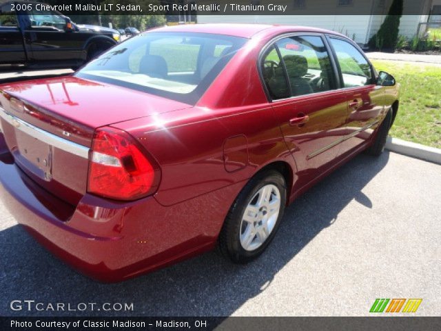 2006 Chevrolet Malibu LT Sedan in Sport Red Metallic