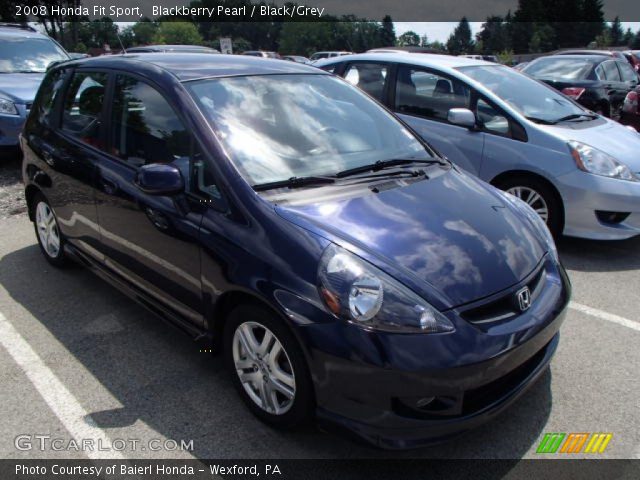 2008 Honda Fit Sport in Blackberry Pearl