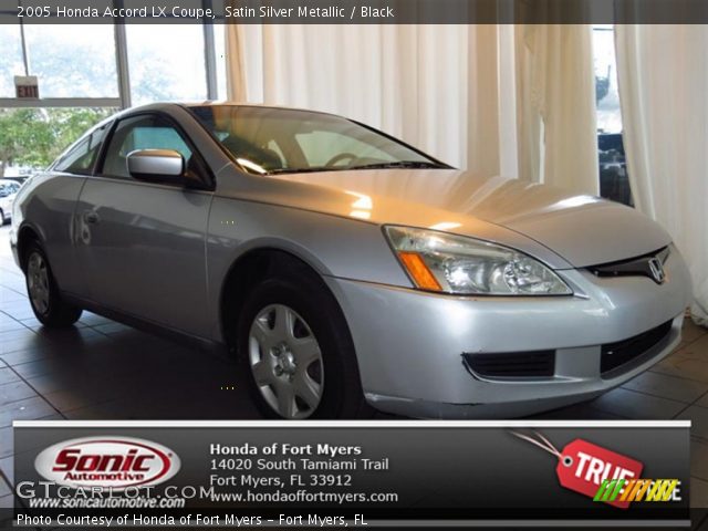 2005 Honda Accord LX Coupe in Satin Silver Metallic