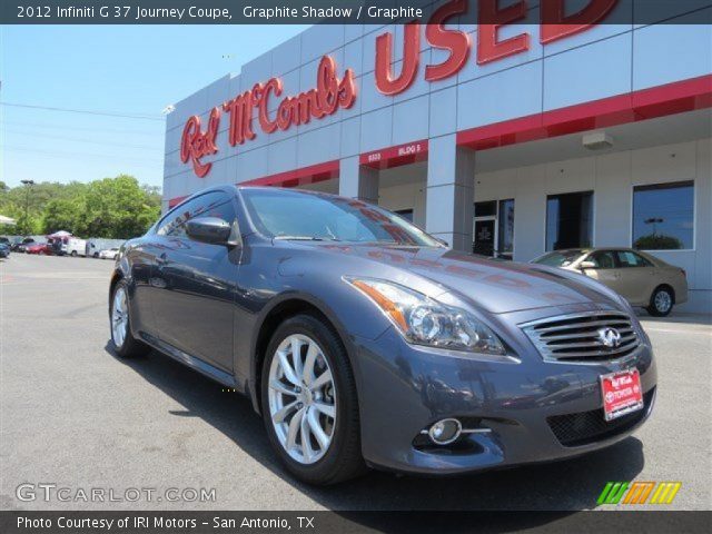 2012 Infiniti G 37 Journey Coupe in Graphite Shadow