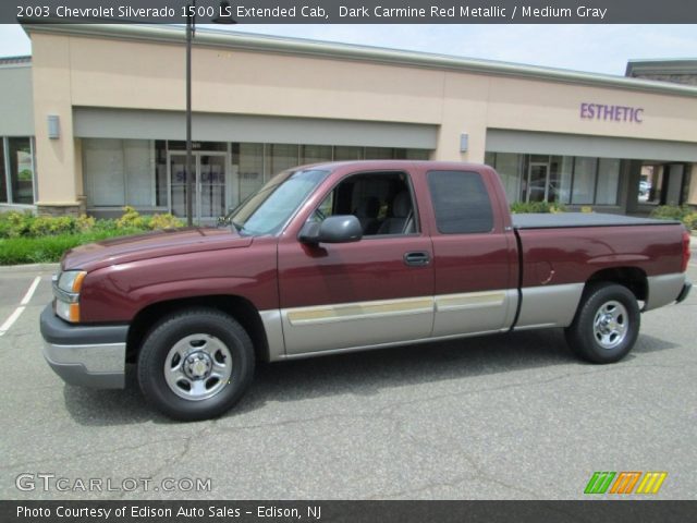 2003 Chevrolet Silverado 1500 LS Extended Cab in Dark Carmine Red Metallic