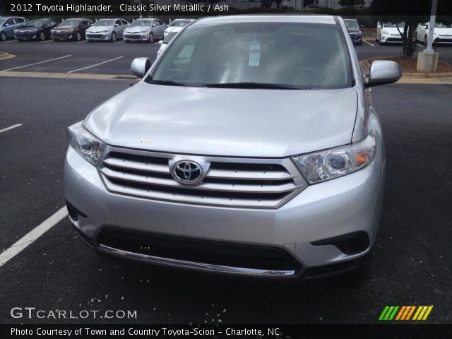 2012 Toyota Highlander  in Classic Silver Metallic