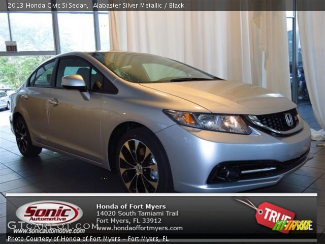 2013 Honda Civic Si Sedan in Alabaster Silver Metallic