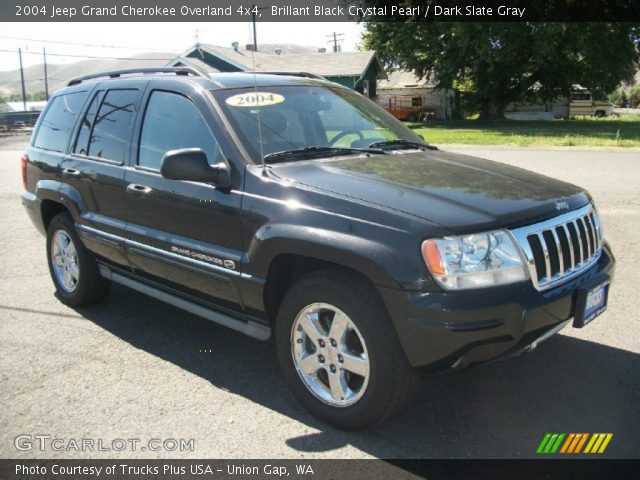 2004 Jeep Grand Cherokee Overland 4x4 in Brillant Black Crystal Pearl