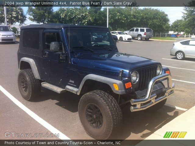 2004 Jeep Wrangler Unlimited 4x4 in Patriot Blue Pearl