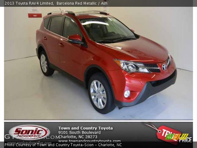 2013 Toyota RAV4 Limited in Barcelona Red Metallic