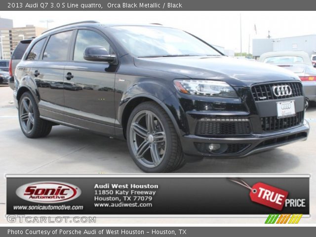 2013 Audi Q7 3.0 S Line quattro in Orca Black Metallic