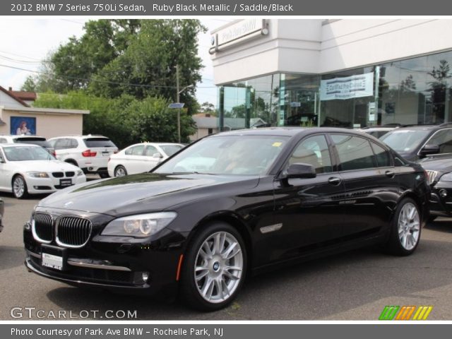 2012 BMW 7 Series 750Li Sedan in Ruby Black Metallic