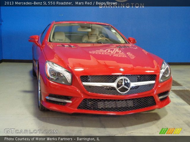 2013 Mercedes-Benz SL 550 Roadster in Mars Red