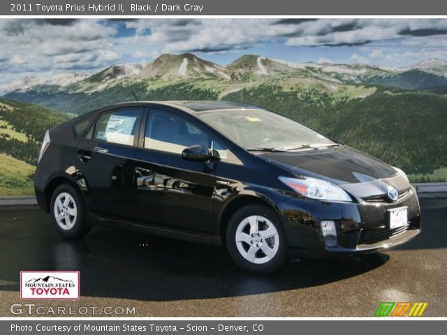 2011 Toyota Prius Hybrid II in Black