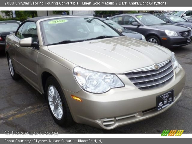 2008 Chrysler Sebring Touring Convertible in Linen Gold Metallic