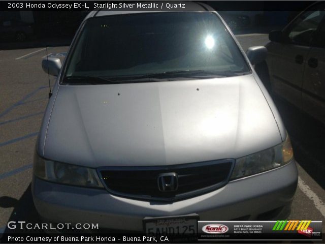 2003 Honda Odyssey EX-L in Starlight Silver Metallic