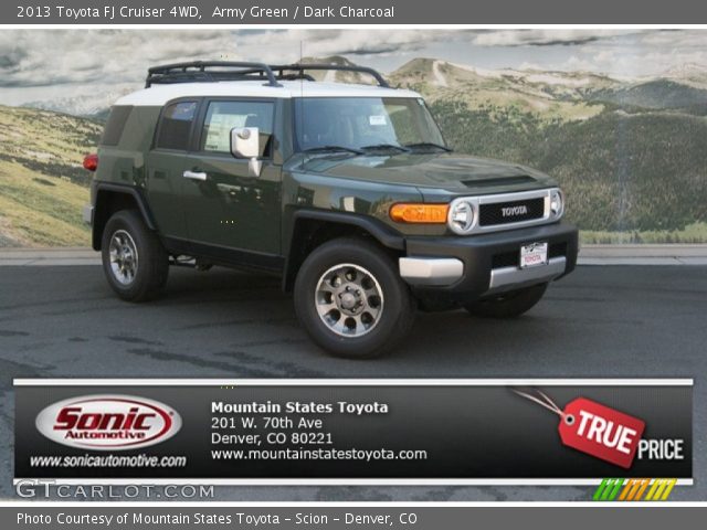 2013 Toyota FJ Cruiser 4WD in Army Green