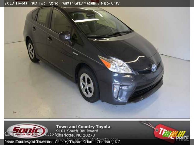 2013 Toyota Prius Two Hybrid in Winter Gray Metallic