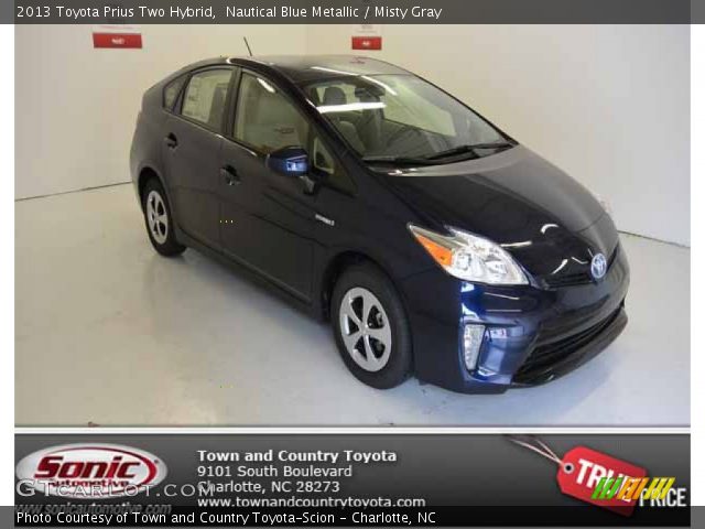 2013 Toyota Prius Two Hybrid in Nautical Blue Metallic