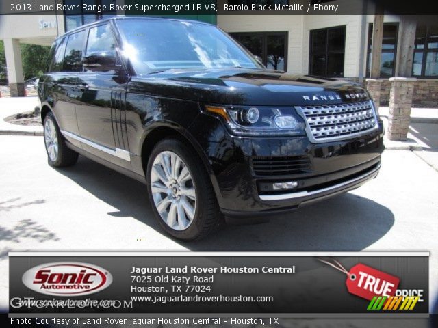 2013 Land Rover Range Rover Supercharged LR V8 in Barolo Black Metallic