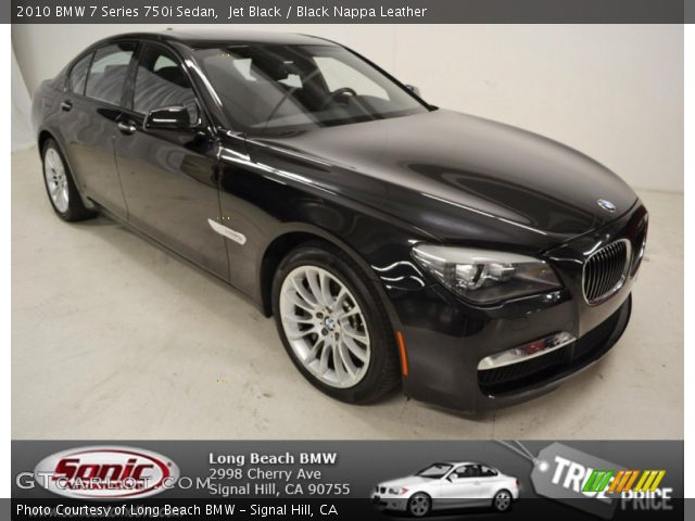 2010 BMW 7 Series 750i Sedan in Jet Black