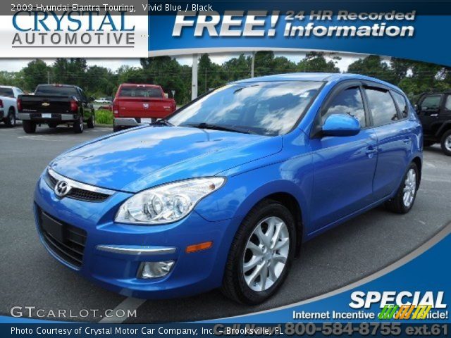 2009 Hyundai Elantra Touring in Vivid Blue