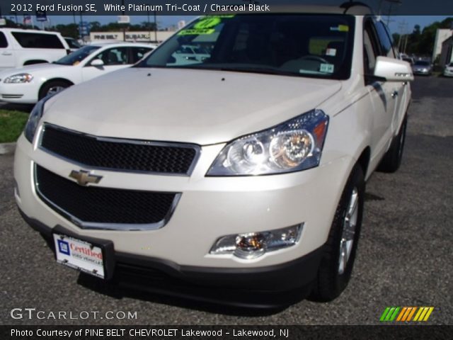 2012 Ford Fusion SE in White Platinum Tri-Coat