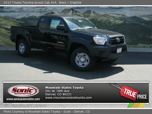2013 Toyota Tacoma Access Cab 4x4 in Black