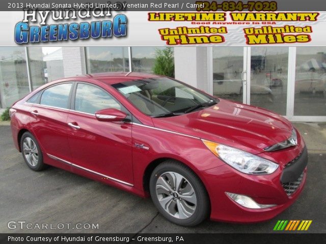 2013 Hyundai Sonata Hybrid Limited in Venetian Red Pearl