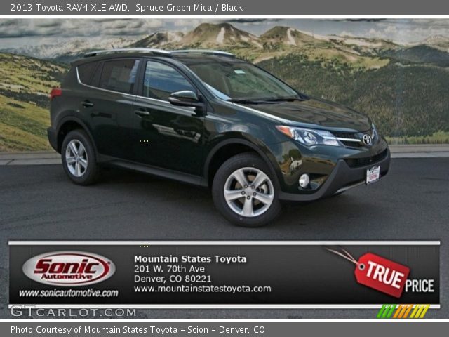 2013 Toyota RAV4 XLE AWD in Spruce Green Mica