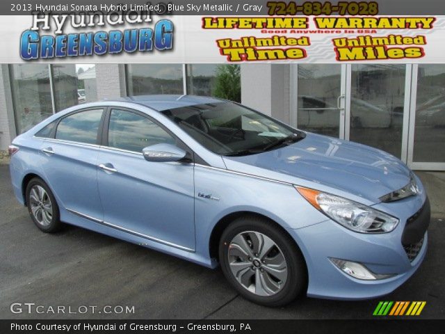 2013 Hyundai Sonata Hybrid Limited in Blue Sky Metallic