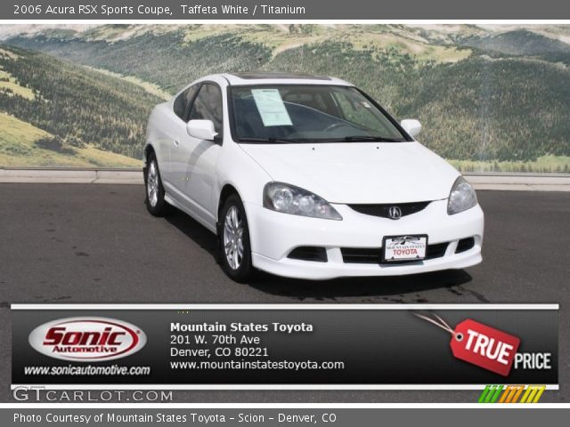 2006 Acura RSX Sports Coupe in Taffeta White