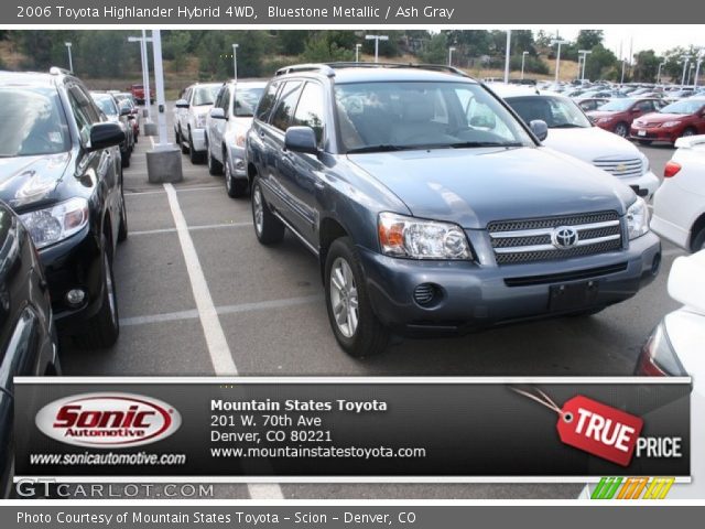 2006 Toyota Highlander Hybrid 4WD in Bluestone Metallic