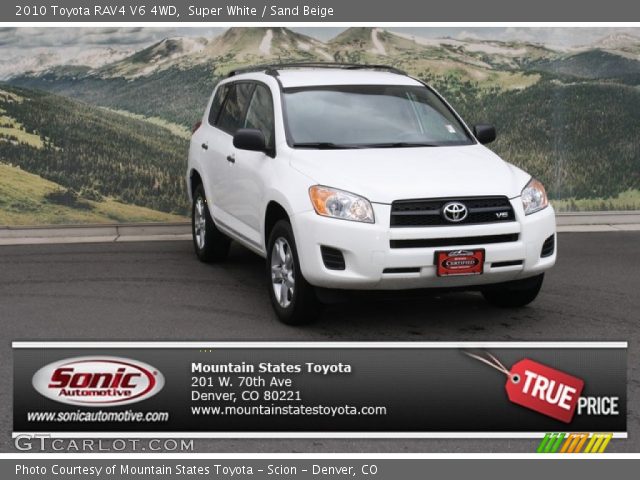 2010 Toyota RAV4 V6 4WD in Super White