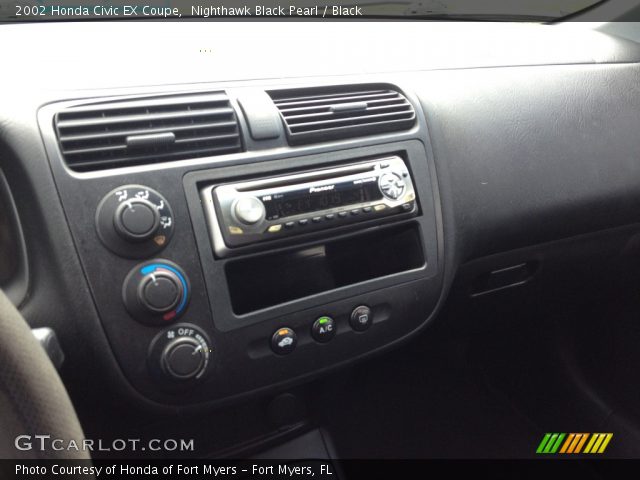 2002 Honda Civic EX Coupe in Nighthawk Black Pearl