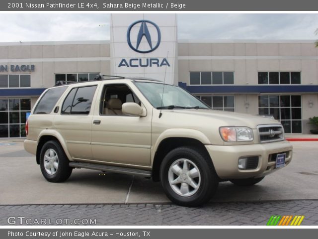 2001 Nissan Pathfinder LE 4x4 in Sahara Beige Metallic