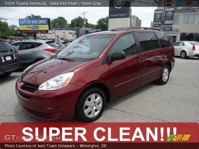 2004 Toyota Sienna LE in Salsa Red Pearl