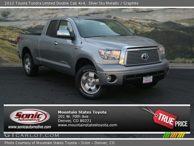 2013 Toyota Tundra Limited Double Cab 4x4 in Silver Sky Metallic