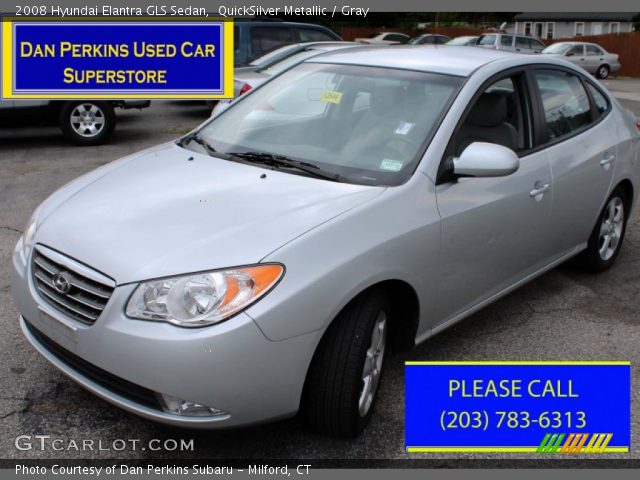 2008 Hyundai Elantra GLS Sedan in QuickSilver Metallic