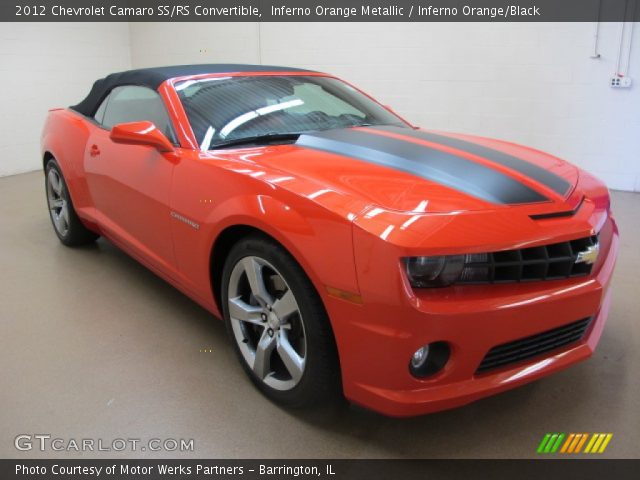 2012 Chevrolet Camaro SS/RS Convertible in Inferno Orange Metallic