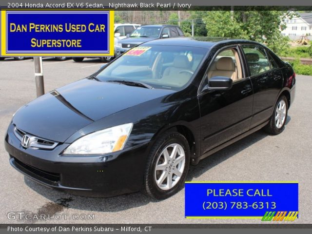 2004 Honda Accord EX V6 Sedan in Nighthawk Black Pearl