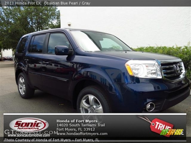 2013 Honda Pilot EX in Obsidian Blue Pearl