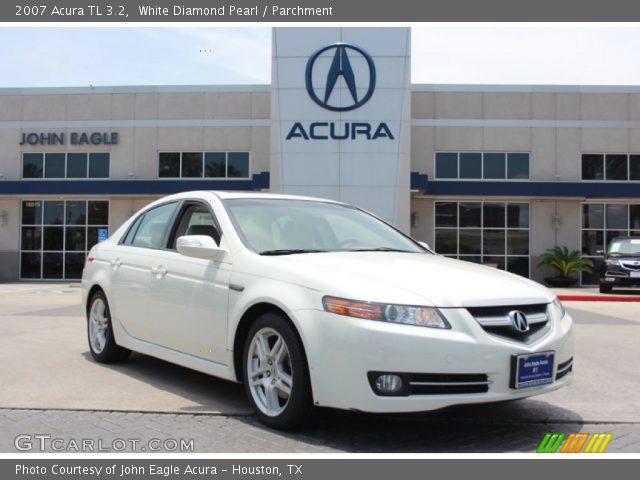 2007 Acura TL 3.2 in White Diamond Pearl