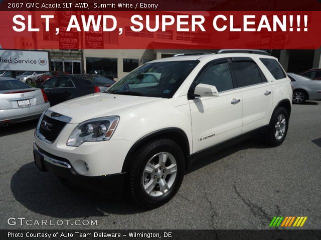 2007 GMC Acadia SLT AWD in Summit White
