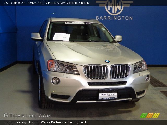 2013 BMW X3 xDrive 28i in Mineral Silver Metallic