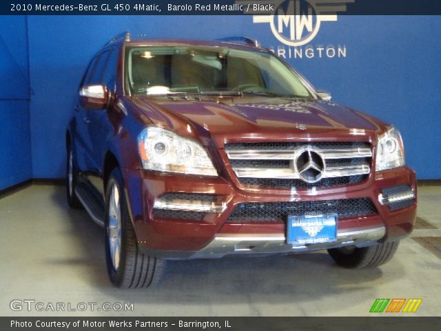 2010 Mercedes-Benz GL 450 4Matic in Barolo Red Metallic