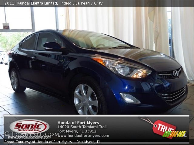 2011 Hyundai Elantra Limited in Indigo Blue Pearl