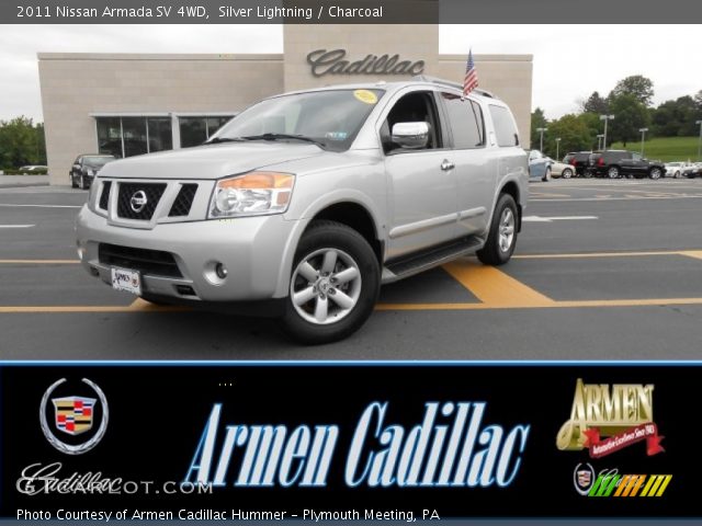 2011 Nissan Armada SV 4WD in Silver Lightning