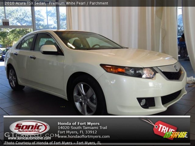 2010 Acura TSX Sedan in Premium White Pearl