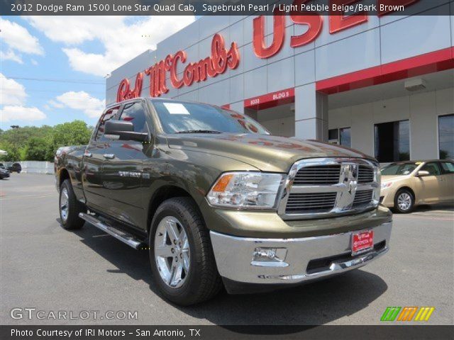 2012 Dodge Ram 1500 Lone Star Quad Cab in Sagebrush Pearl